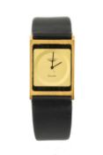 18K GOLD LONGINES 'FEUILLE D'OR' (DELIRIUM) ULTRA SLIM DRESS WRISTWATCH, c. 1979, Cal 795.1 quartz