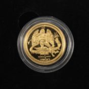 GOLD ANGEL 1/4OZ COIN, 2014, 7.8gms, boxed with London Mint Office Certificate of Ownership