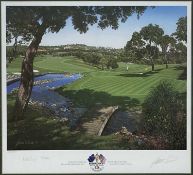 ‡ GRAEME W. BAXTER (b. 1958) limited edition artist's proof print - 'The Fourth Green Valderrama',