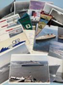 SMALL COLLECTION OF CUNARD SOUVENIR EPHEMERA Provenance: private collection Merseyside