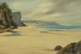 T. MORTIMER watercolour - entitled on mount 'St. Ives, Cornwall', signed and dated 1921 lower
