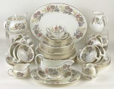WEDGWOOD LICHFIELD PATTERN GILT EDGED DINNER & TEAWARE, approx. 70 pieces Provenance: private