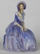 RARE EARLY ROYAL DOULTON FIGURE '4 O'CLOCK', green printed backstamp, numbered HN1760 and titled