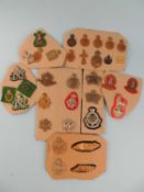 ASSORTED MILITARY CAP & OTHER BADGES, including King's Hussars, Royal Gloucestershire Hussars,