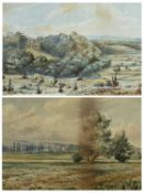 E. C. DARE (British, 19th century) pair of watercolours - entitled 'Near Taunton' and 'A
