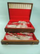 CANTEEN OF ROGERS SILVER PLATED CUTLERY, approx. 60 pieces Provenance: private collection