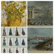 ‡ VARIOUS ARTISTS including DAVID GROSVENOR (b. 1956) limited edition (19/200) colour print -