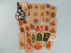 ASSORTMENT OF MILITARY CAP BADGES & OTHER BADGES, including 13th/18th Hussars, Queen Mary's Own,