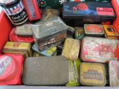 COLLECTION OF VINTAGE TINS Provenance: private collection Flintshire