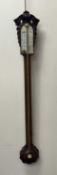 19TH CENTURY OAK STICK BAROMETER by Campbell of Inverness, 100cms (h) Provenance: private collection
