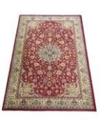 PRADO KESHAN SUPER MACHINE-MADE WOOLLEN CARPET, 340 x 250cms Provenance: private collection