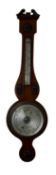 MAHOGANY CASED BANJO ANEROID BAROMETER & THERMOMETER, Thomas Armstrong & Brother, Manchester &
