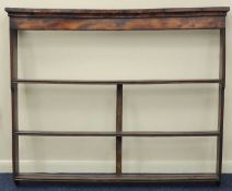 ELM OPEN PLATE RACK, late 18th century, 121 (h) x 145cms (w) Provenance: private collection Powys
