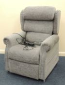 ELECTRIC RECLINING RISE & FALL ARMCHAIR Provenance: private collection Ynys Môn Comments: good