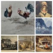 ASSORTED COLOUR PRINTS: ERIC RICHARD STURGEON (1920-1999) polychrome print - entitled 'The