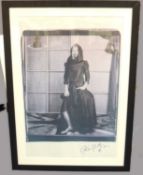 FASHION INTEREST, Kate Moss signed Vivienne Westwood polaroid print, 85 x 58cms, 102.5 x 73cms