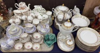 BAVARIA (WEST GERMANY) PORCELAIN PART COFFEE & DINNER SERVICE, and other mixed china teaware (qty)