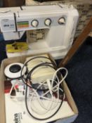 ELNA 500 ELECTRONIC SEWING MACHINE, with accessories Provenance: private collection Ynys Môn