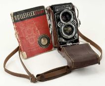 ROLLEIFLEX FRANKE & HEIDECKE DPB DBGM F:2.8 TWIN LENS REFLEX CAMERA, serial no. 2401897, in original