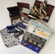 ASSORTED COLLECTABLES, including Washington Quarters State Collection Vol. I and II, contents