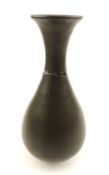 CHINESE BROWN GLAZED STONEWARE BALUSTER VASE, 19th century, 23cms (h) Provenance: private collection