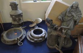 MARITIME COLLECTABLES, comprising Best & Lloyd Ltd anchor pattern mast head lamp, 1943, no. 5902,