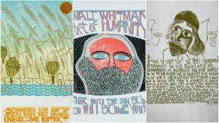 ‡ PAUL PETER PIECH (American-Welsh 1920-1996) limited edition woodcut prints (3) - Kashû 'Heaven and