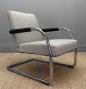 VITRA VISALOUNGE CANTILEVER CHAIR BY ANTONIO CITTERIO, chrome plated steel frame, leather