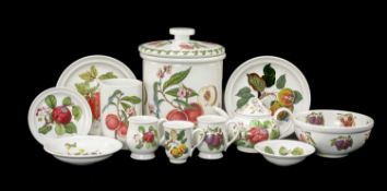 COLLECTION OF PORTMEIRION 'POMONA' DINNER & KITCHEN WARE, including dinner plates, cereal bowls,