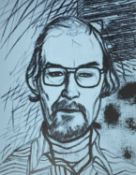 ‡ RONALD BROOKS KITAJ (b.1932) screenprint - Chris Prater, c. 1980, signed in pencil, 60 x 45cms