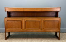 MID-CENTURY TOM ROBERTSON FOR McINTOSH TEAK 'FORFAR' SIDEBOARD, 102 (h) x 170 (w) x 46cms (d)