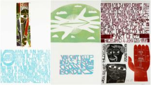 ‡ PAUL PETER PIECH (American-Welsh 1920-1996) limited edition woodcut prints (3) - quote from