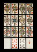 19TH C. GERMAN PLAYING CARDS, Berlin Pattern, Stralsund: Ludwig v.d. Osten, circa 1850s, a