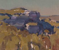 ‡ MICHAEL WHITE (Australian, b. 1987) oil on Belgian linen - 'Landscape Near Mount Hay' (New South