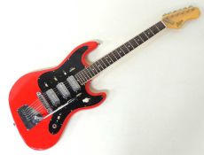 HÖFNER GALAXIE 176 ELECTRIC GUITAR, mid-1960s, 101cms (l); with a Marlin guitar stand (2)