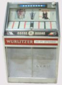 WURLITZER LYRIC MUSIC MAKER JUKEBOX, in working order, 127 9h) x 80 (w) x 68cms (d), complete with