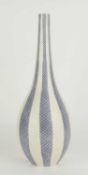 POOLE POTTERY CONTEMPORARY BOTTLE VASE, designed by Alfred Read, c. 1950s, PKC (698), 40cms (h)
