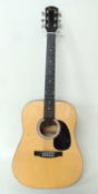 FENDER SQUIER ACOUSTIC GUITAR, Chinese made, model no. 093-0300-021, 103cms (l); with a Marlin