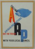 EDWARD McKNIGHT KAUFFER (1890-1954) FOR THE ARP DEPARTMENT (1938), 'ARP........with your Local