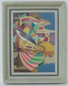 FRANK SULLY (1898-1992) oil on board - 'White Magic', signed, artist's label verso, 53 x 36cms