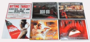NUMBER OF QUAD MOVIE POSTERS, including 'Death Proof' (Tarantino), '21 Grams', 'My Little Eye', '