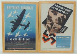 MINISTRY OF WAR, TRANSPORT DIVISION EXHIBITION POSTER, 'Transport Interaction', printed for HMSO
