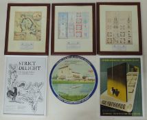 GERMAN 'DAS FERTIGHAUS' POSTER, The Export Exhibition for Prefabricated Houses, c. 1947, framed,