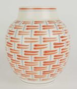 POOLE POTTERY CONTEMPORARY VASE, designed by Ann Read, c. 1950s, GBA (717), 26cms (h) Provenance: