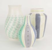 POOLE POTTERY CONTEMPORARY VASE, designed by Alfred Read, c. 1950s, YFT (337), 25.5cms (h); together