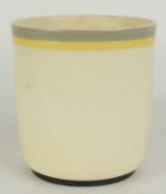 POOLE EVEREST WARE CYLINDER VASE, 13cms (h) Provenance: The collection of Philip Clarkson