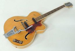 HÖFNER PRESIDENT SEMI-ACOUSTIC ARCHTOP GUITAR, serial no. 5xx7, c. 1959, with a Bigsby Vibrato