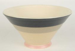 POOLE EVEREST WARE SMALL CONICAL BOWL, 8cms (h) Provenance: The collection of Philip Clarkson