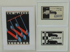 GLADYS WILLIAMSON (1914-2007), ORIGINAL PROTOTYPE DESIGN FOR AN ADVERTISEMENT FOR HORNBY '