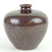 PILKINGTON'S LANCASTRIAN PURPLE METALLIC LUSTRE VASE, shape 2108, 13cms (h) Provenance: The